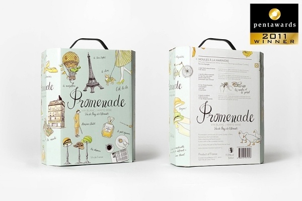 Redesign Promenade - www.olssonbarbieri.com #packaging #wine