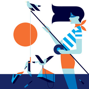 BE - Malika Favre #illustration #minimal #geometric