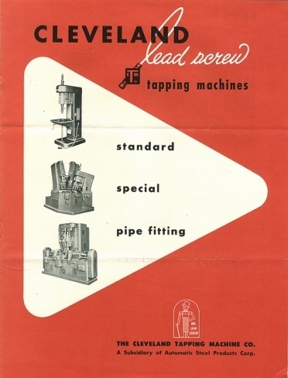 Cleveland Lead Screw Catalog #packaging #vintage