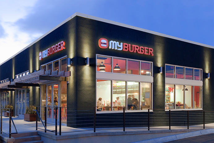 Fame, fame retail, retail, design, space, bright, bold, color, interior, Burger