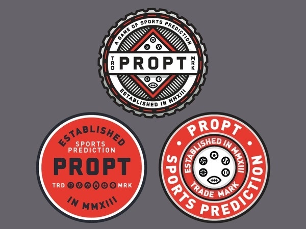 Propt badges #nick #badge #logos #lockup #slater