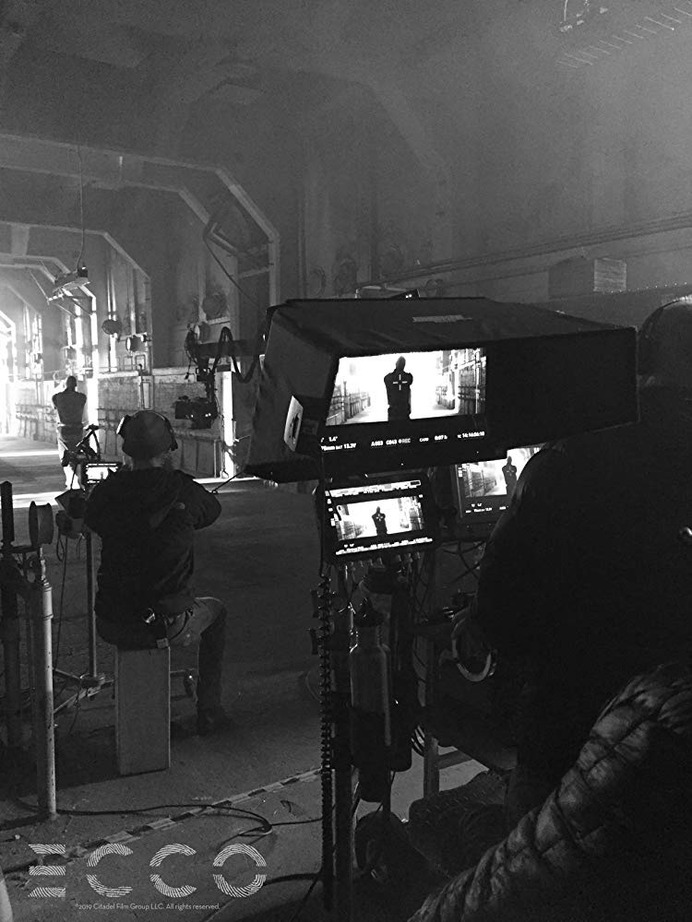 Lathrop Walker and Ben Medina in ECCO (2019) #film #movie #bts #location #spythriller #eccomovie