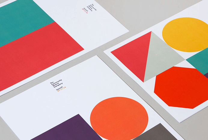 The Community Shares Company by Fieldwork #graphic design #print #colourful #shapes