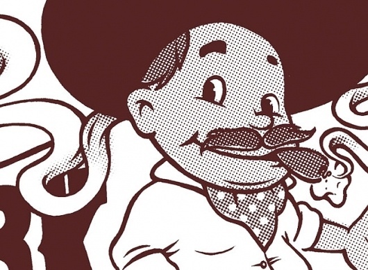 Timbas Type & Logo Dept. #cartoon #smits #timba #halftones
