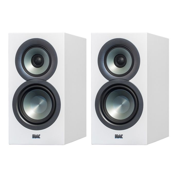 Elac: Uni-Fi BS U5 Slim 5 1/4” Bookshelf Speakers - White (BSU5-SW)