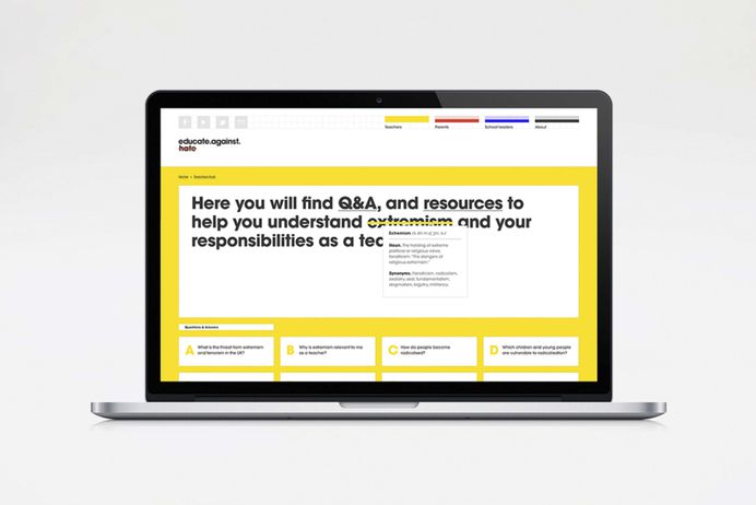 Educate Against Hate website | The Dots
