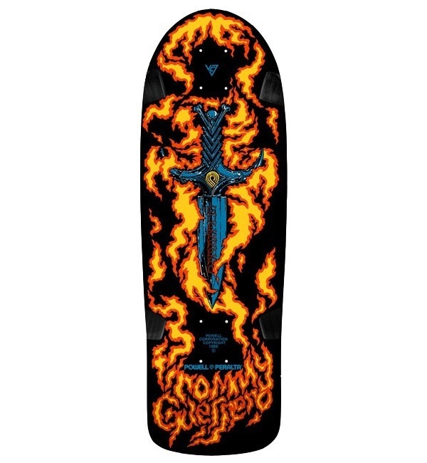 Powell Peralta Tommy Guerrero Flaming Dagger Limited Edition Deck | BOARDRIDERS GUIDE #tommy #powell #guerrero