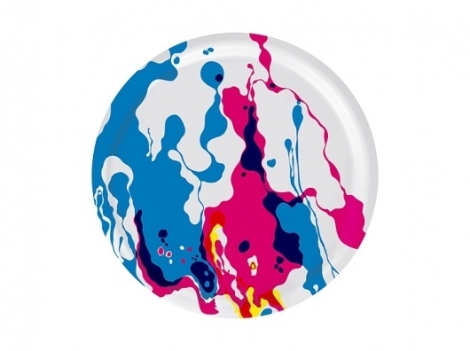 Marble4420 | Stockholm Designlab #plate #abstract #pattern #round #colour