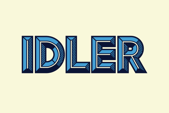 Idler #idler #font #typography
