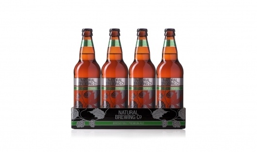 Natural Brewing Company - Premium Ale - Packaging Design - Sussex and London - Aloof #packaging #aloof #design #brewing #natural #company