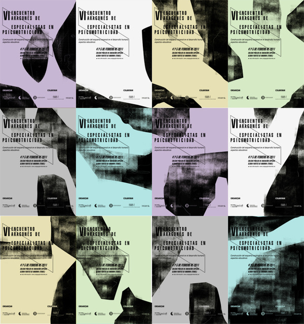 Psicomotricidad Andorra #modular #event #monochrome #engraving #system #colors #poster #logo #layout #pastel