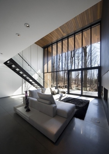 Onestep Creative - The Blog of Josh McDonald » Mont-Saint-Hilaire Residence #interior #design #home #modern