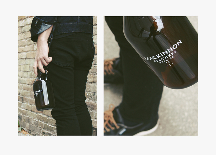 MacKinnon Brothers Brewing Co. #brewery #beer #canada #branding #packaging #design #growler #craft #package