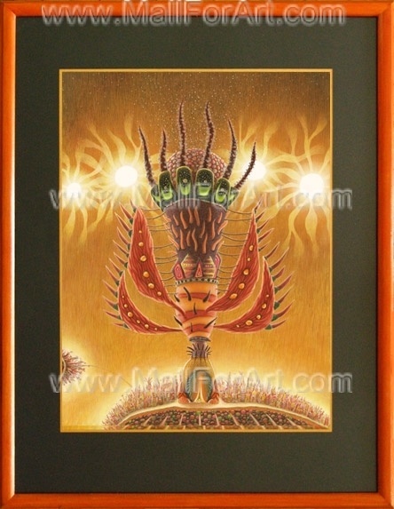 Manu Universe framed painting surrealism #drawings #surrealism #mazhlekov #painting #paintings #artist #viktor