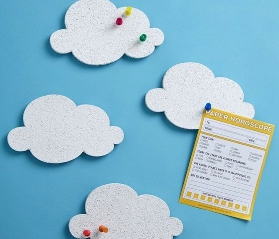 Mini Cloud Cork Boards #boards #cloud