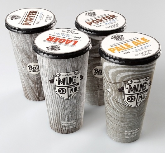 Looks like good Graphic Design by Ivan Maximov #beer #packaging #drink #design #wood