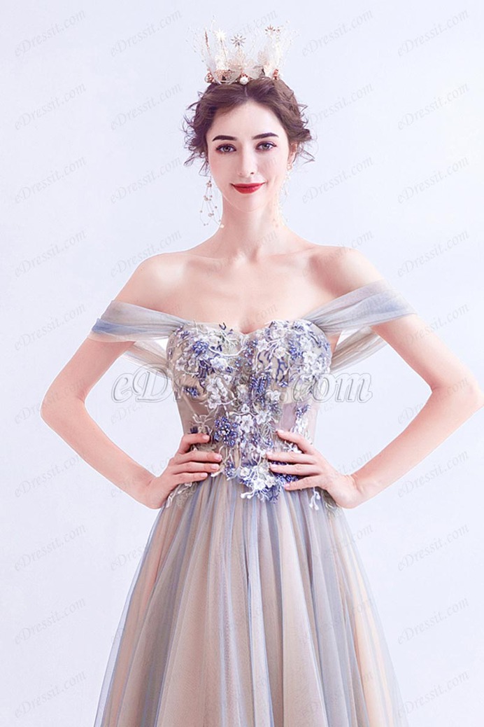 eDressit Sexy Gradient Off Shoulder Long Party Formal Gown (36227656)