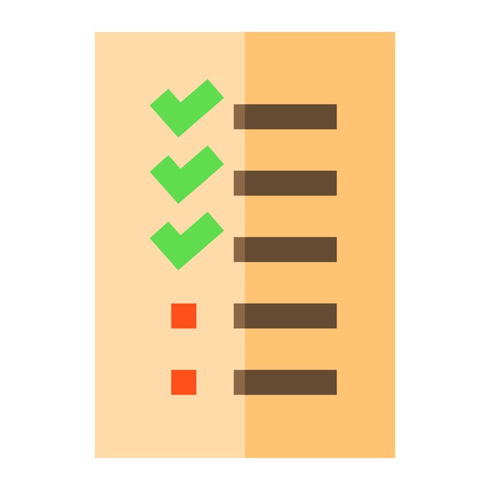 See more icon inspiration related to list, paper, files and folders, checking, tasks, tick, interface and sheet on Flaticon.
