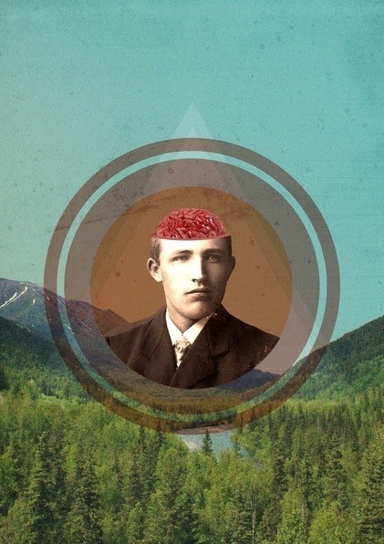 Knowledge #modern #surrealism #vintage #art #collage