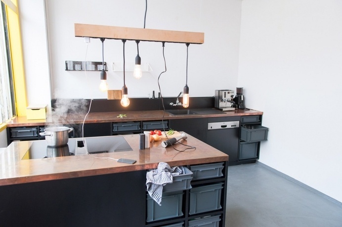 Berlin Studio Kitchen by 45KILO #minimalist kitchen