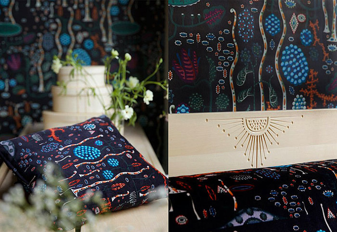 Magical Textile Patterns by Klaus Haapaniemi - InteriorZine