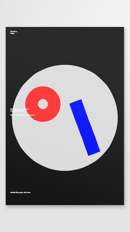 André Mooij #design #graphic #minimal #poster #shapecolor