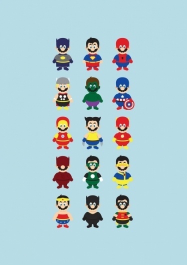 http://thecoolsumist.tumblr.com/tagged/illustration #mario #super #design #illustration #character