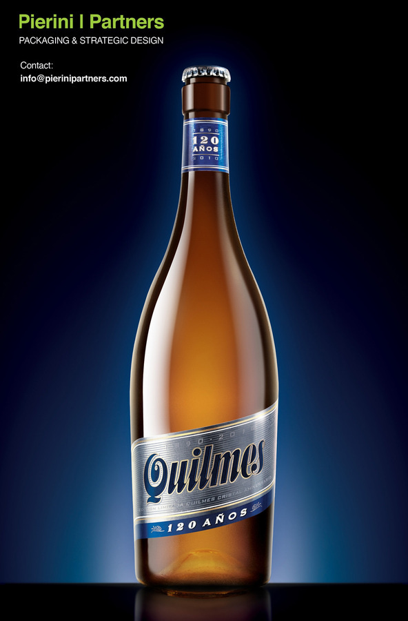 Quilmes 120 Años #quilmes #script #typography
