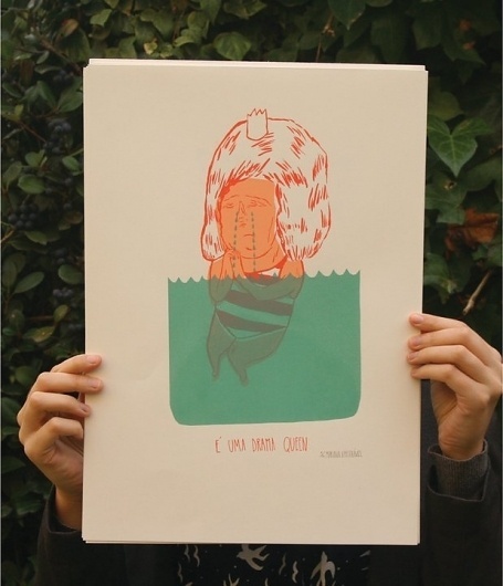 . mariana, a miserável #screenprinting #portugal #illustration #miseravel #porto #mariana