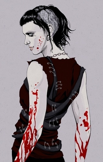 Lisbeth by ~sawayaka on deviantART #illustration #gothic #girl