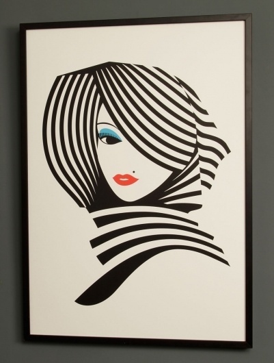 Stripes - malikafavre #simplicity #stripes #favre #malika #illustration