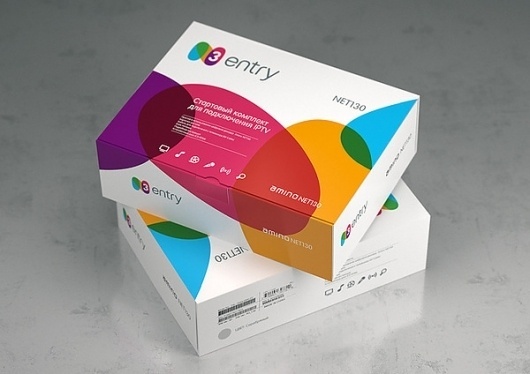 Entry identity on the Behance Network #logotype #entry #branding #packaging #color #box #iptv #identity