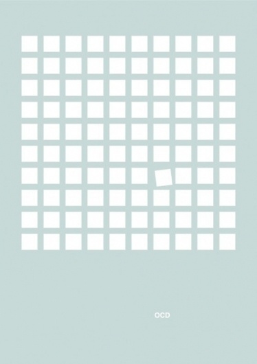 Minimalistic mental disorder posters by Patrick Smith — Lost At E Minor: For creative people #poster