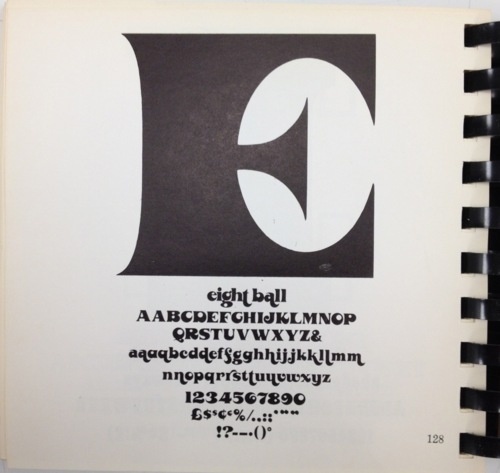Daily Type Specimen | Eight Ball #font #specimen #type #typography