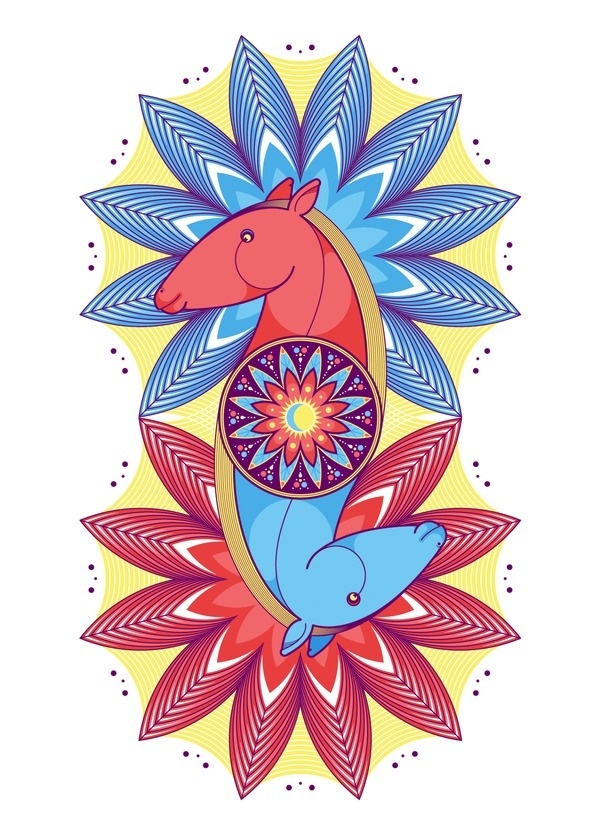 This is my first design submission to Threadless. Please score / vote for it at http://www.threadless.com/submission/448449/Two_Trick_Pony #yin #horse #& #astronomy #playing #shirt #threadless #yang #yinyang #flower #cards