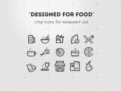 Designed for food - icons #icon