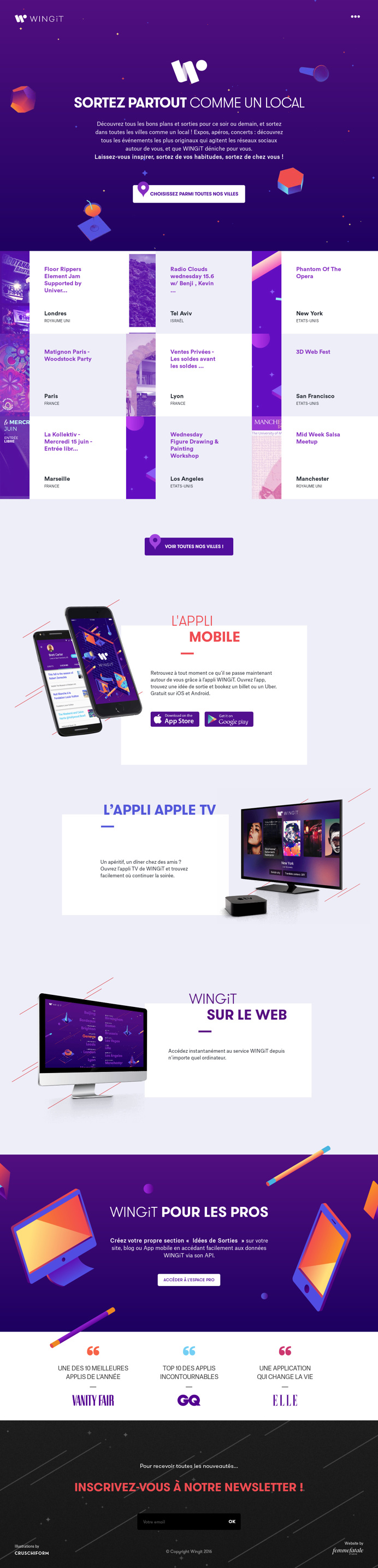 WINGiT - l'appli pour sortir partout comme un local