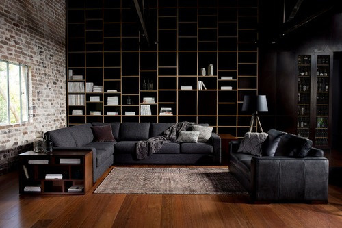 CJWHO ™ #design #interiors #black #photography #livingroom