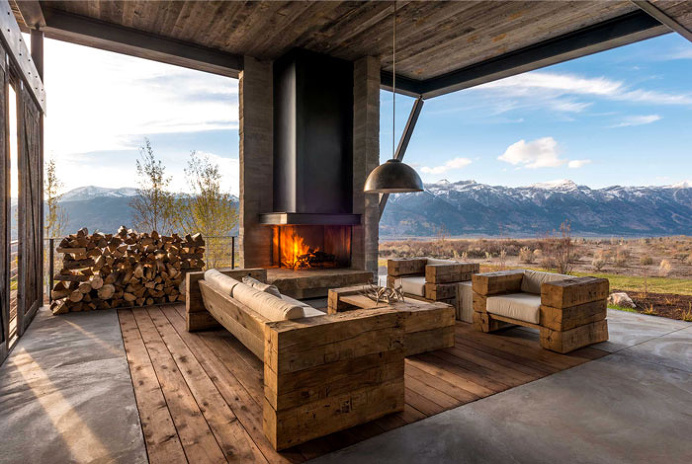 Rustic Luxury Mountain House - #outdoor, #architecture, #house, #landscaping, outdoor, architecture