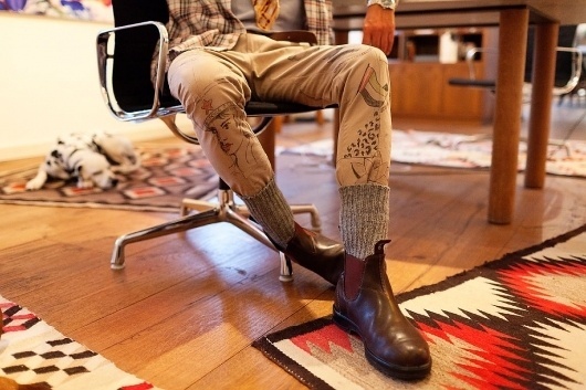 Wolfgang Joop At Home In Potsdam #selby #menswear #pants