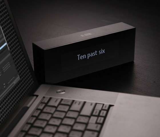 Verbarius Digitless Clock #gadget