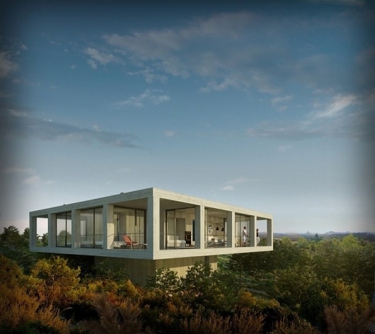 Casa Pezo – Solo Houses by Pezo Von Ellrichshausen Architects | HomeDSGN, a daily source for inspiration and fresh ideas on interior design and home #cretas #spain #a #foot #in #is #casa #150 #home #by #square #pezo #designed #von #2 #ell