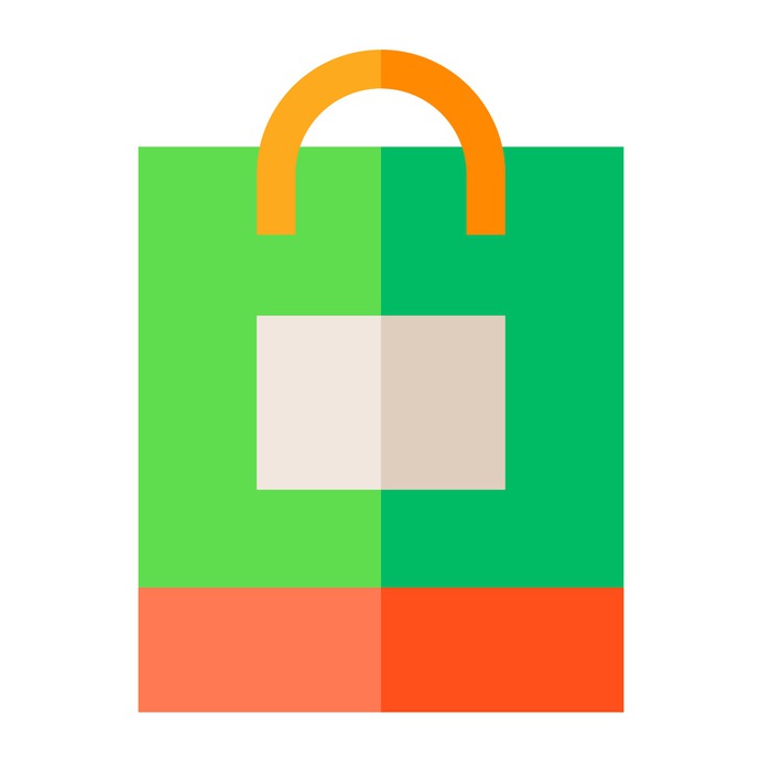 See more icon inspiration related to commerce and shopping, shopping bag, shopper, supermarket, shopping, bag and business on Flaticon.