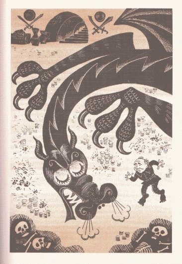 7.gif (599×866) #russian #soviet #illustration #vintage #hobbit