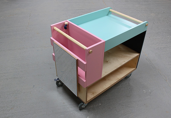 Hyperkit Newsletter #wood #trolley #art