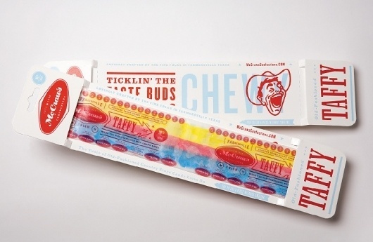 mccraws_portfolio_6_768.jpg 768×500 pixels #taffy #packaging #candy #mccraws #type #cowboy #package