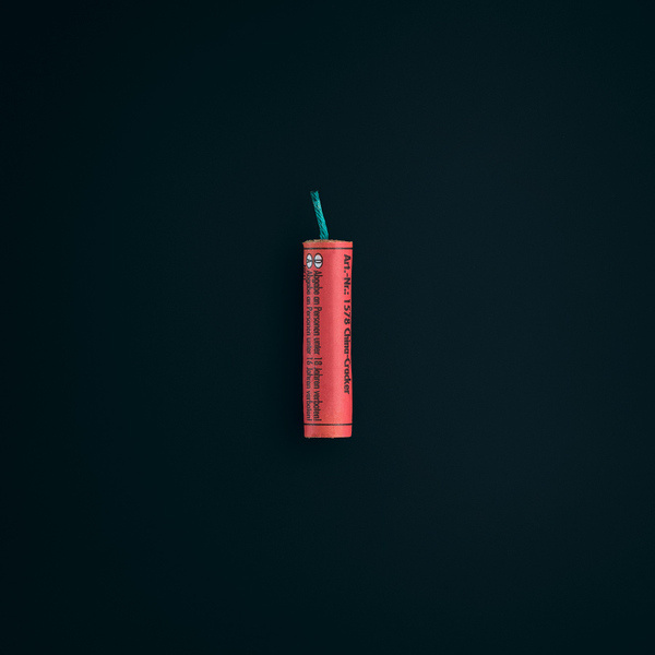 Amazing Before and After Firecrackers Photographs by Nick Frank - Happy New Year #firecrackers #year #photography #studio #light #new