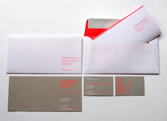 lovely stationery paul archer design4 #letterhead #identity #branding #stationery