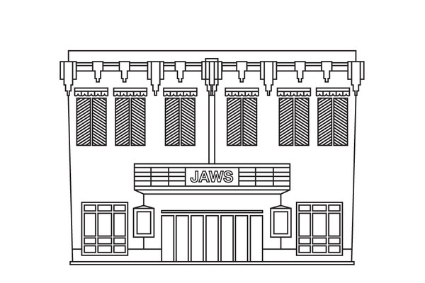 James Kape #line #vector #illustrator #building #architecture