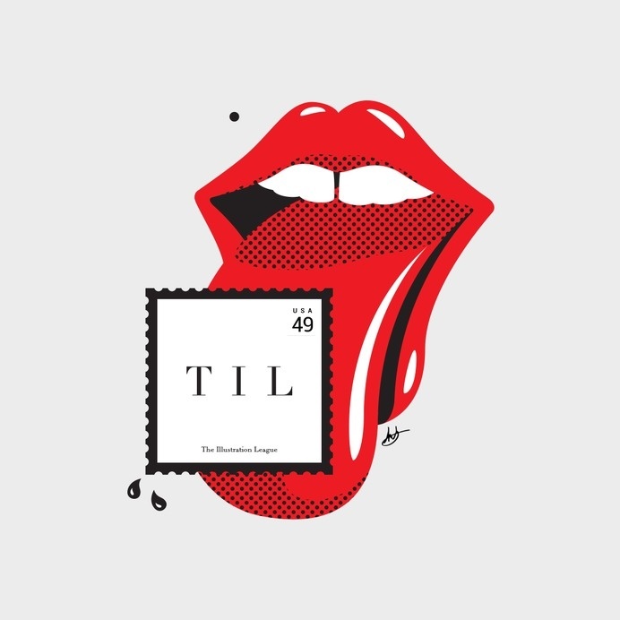 Artwork by Michael Nÿkamp – mkn design.com. Find TIL on Facebook www.facebook.com/theillustrationleague #til #TheIllustrationLeague